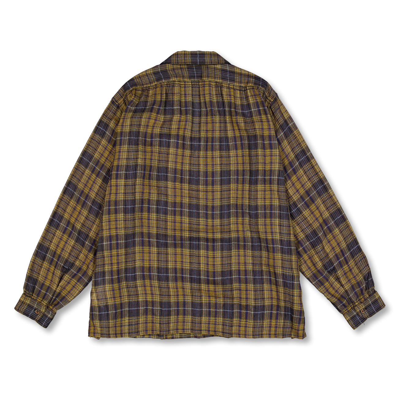 Niceness THOM Open Collar Jacket Shirt Yellow | Nitty Gritty