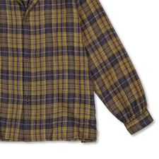 Niceness THOM Open Collar Jacket Shirt Yellow | Nitty Gritty