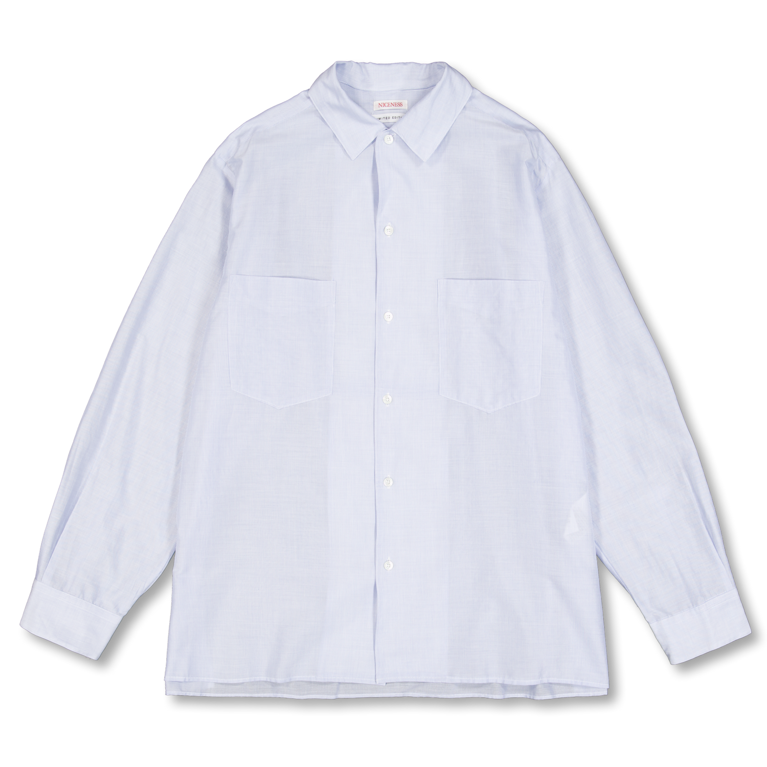 Niceness ROMEO Dead Stock Pattern Dress Shirt Light Blue | Nitty