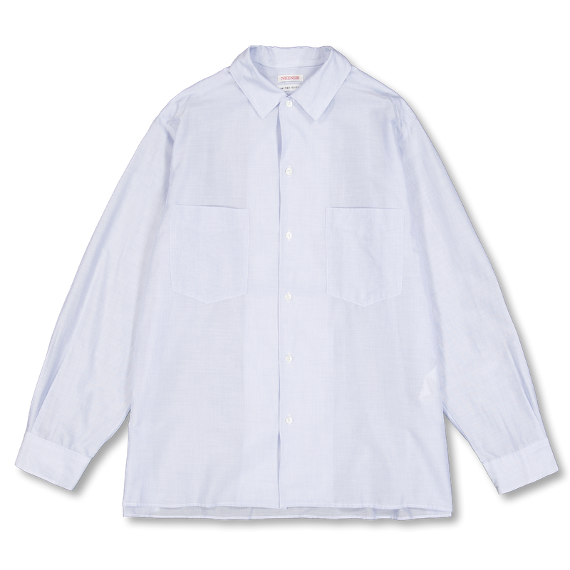 シャツ NICENESS ROMEO DEAD STOCK LIGHT BLUE PATTERN DRESS SHIRT Niceness ROMEO Dead Stock Pattern Dress Shirt Light Blue | Nitty