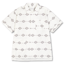 Engineered Garments  Camp Shirt - White/Black