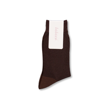 Babaco Lurex Sheer Socks - Brown