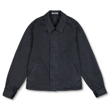 Auralee Garment-Dyed Finx Light Chino Blouson - Black