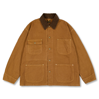 orSlow Relax Fit Oxford Coverall Brown | Nitty Gritty