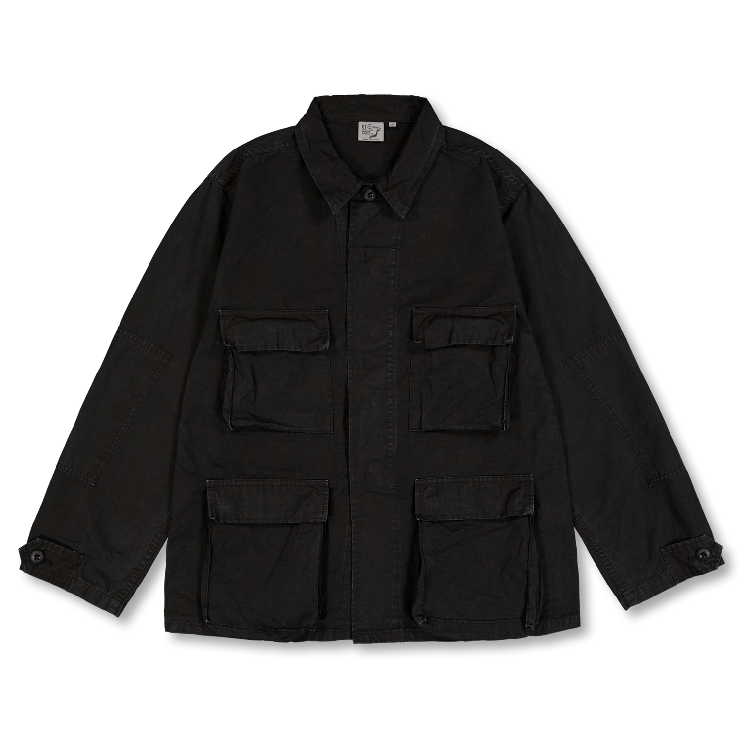 orSlow Stone Black B.D.U Jacket Black Stone | Nitty Gritty