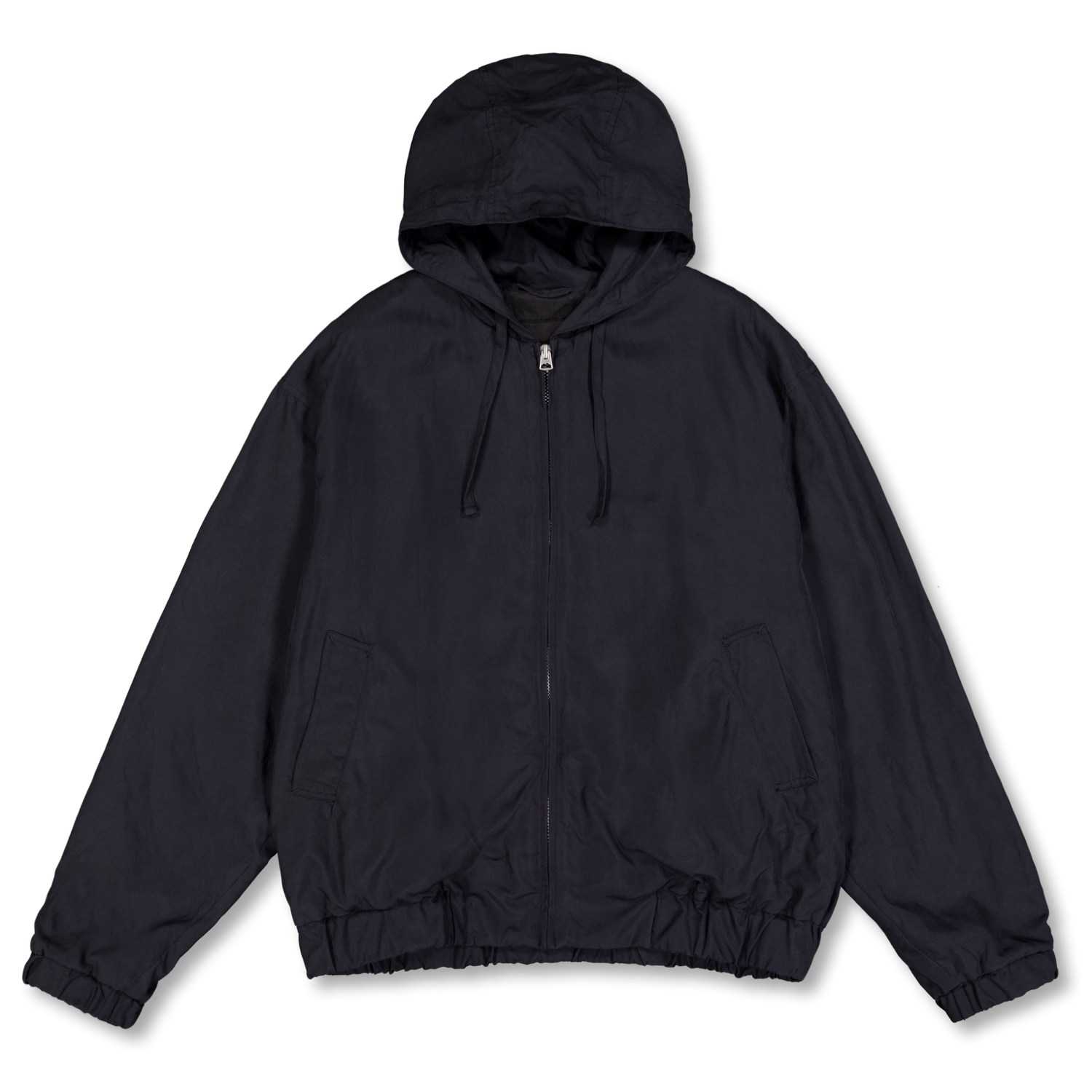 ジャケット・アウター darkwear black linen coating zip jacket Lady White Co. Kaptain Sunshine x LWC Silk Zip Jacket Navy | Nitty