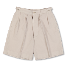 Lady White Co. Kaptain Sunshine x LWC Cotton Linen Shorts - Taupe