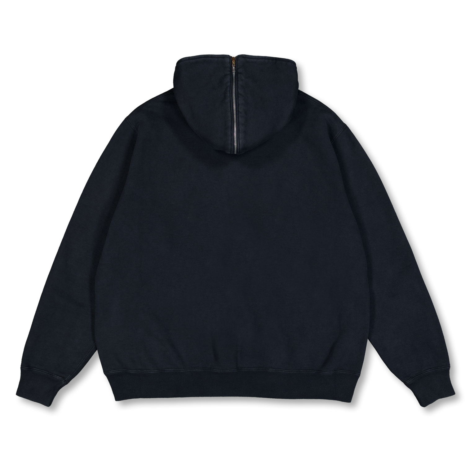 トップス A.PRESSE Vintage Sailor Hood Half Zip A.PRESSE Vintage Sailor Hood Half Zip Sweatshirt Black | Nitty Gritty