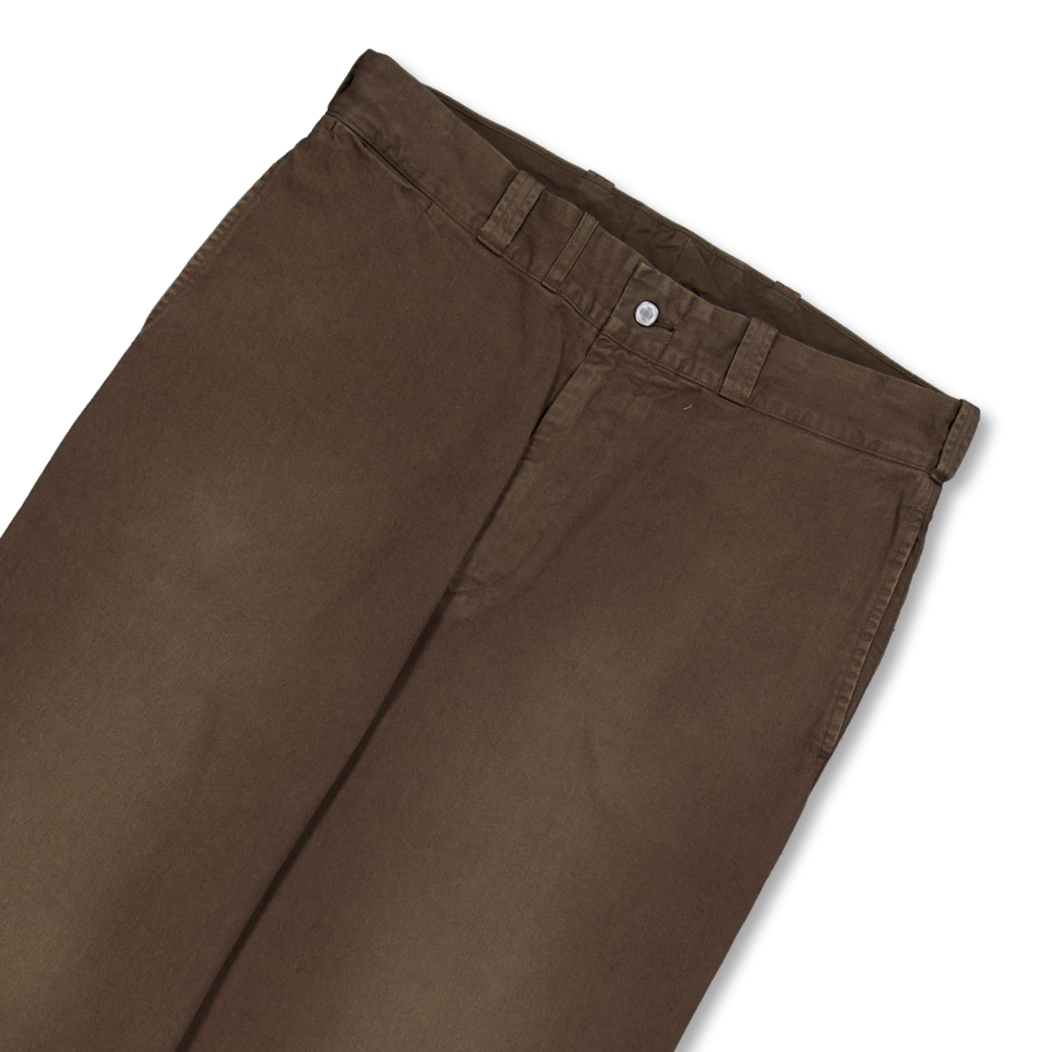 A.PRESSE Vintage Twill Work Pants Brown | Nitty Gritty