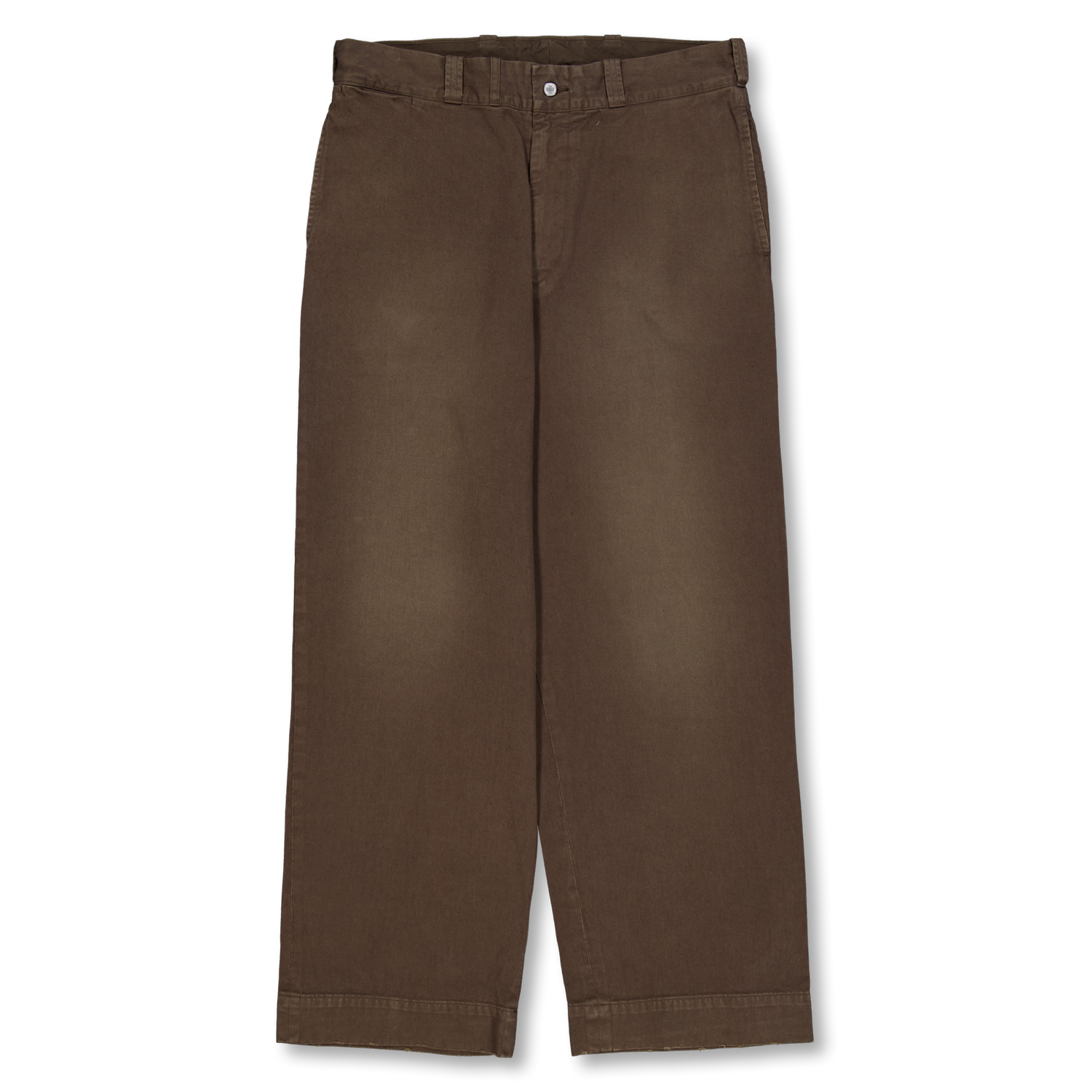 A.PRESSE Vintage Twill Work Pants Brown | Nitty Gritty