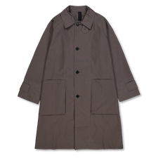 Margaret Howell MHL Railway Mac Dry Cotton Canvas - Elephant