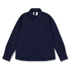 Margaret Howell MHL Overall Shirt Dry Cotton Twill - Midnight