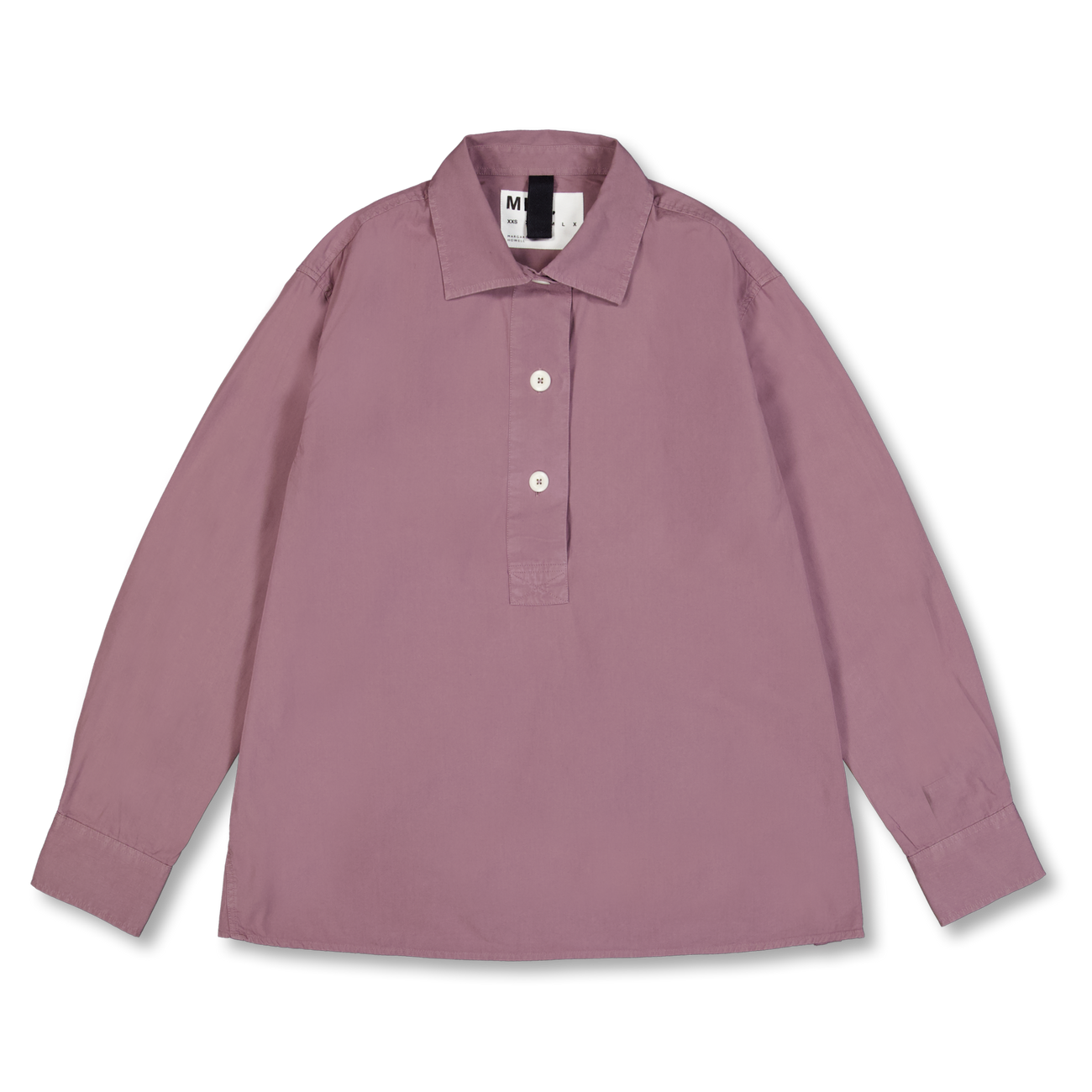 Margaret Howell MHL Swing Shirt Washed Cotton Poplin Mineral Pink