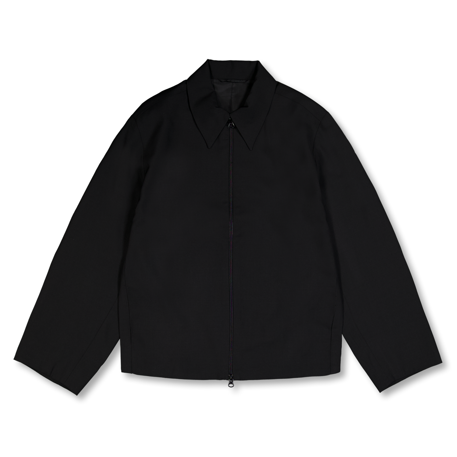 Gabriela Coll Garments No.285 Summer Wool Pocket Jacket Black