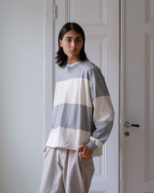 Nitty Gritty® Worldwide 8oz Striped Jersery - Ash/Ivory