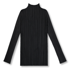 Pleats Please Issey Miyake Basics Long Sleeve Top - Black