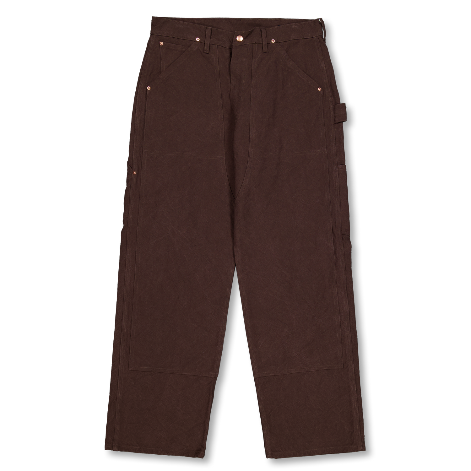 COMOLI Cotton Duck Painter Pants Brown | Nitty Gritty
