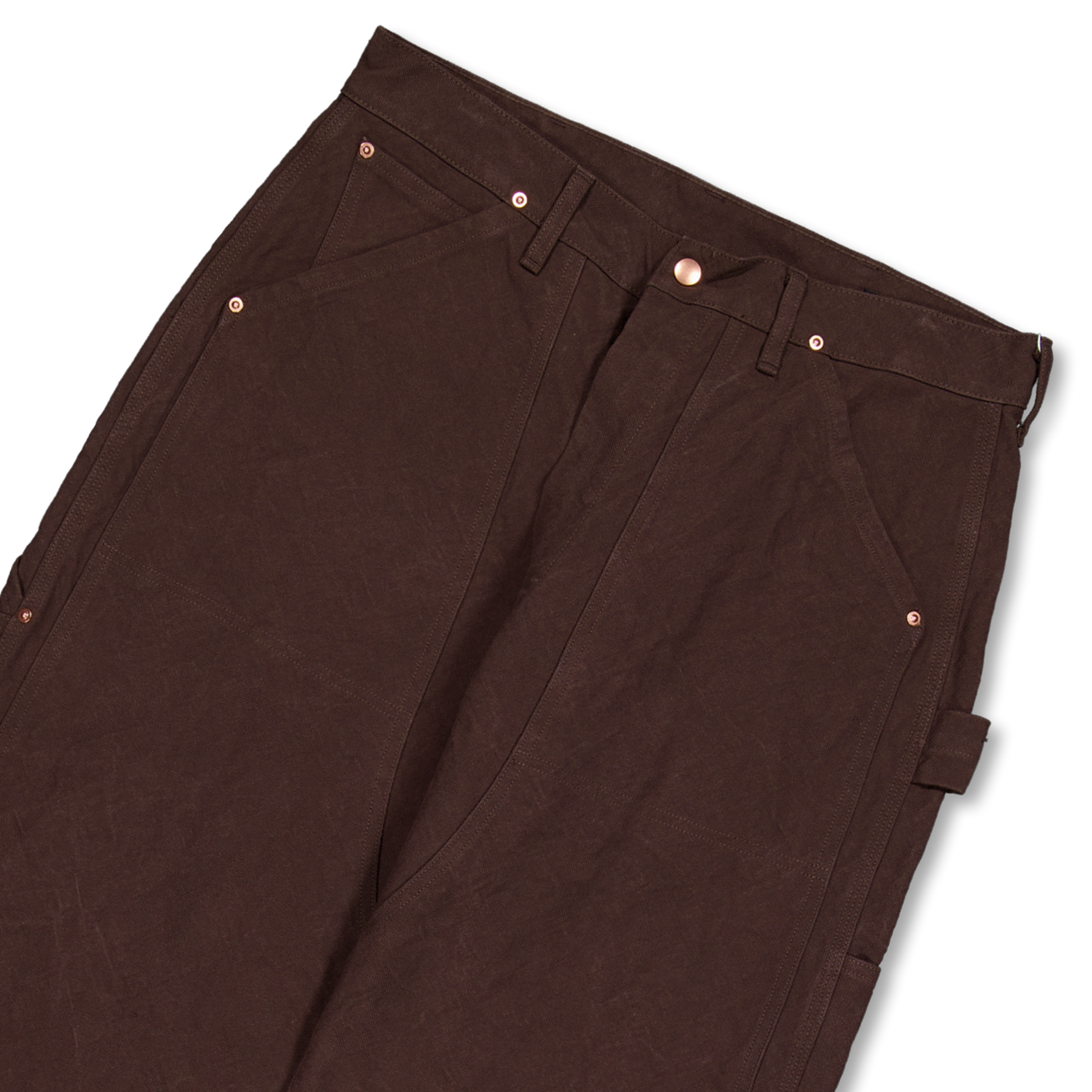 COMOLI Cotton Duck Painter Pants Brown | Nitty Gritty
