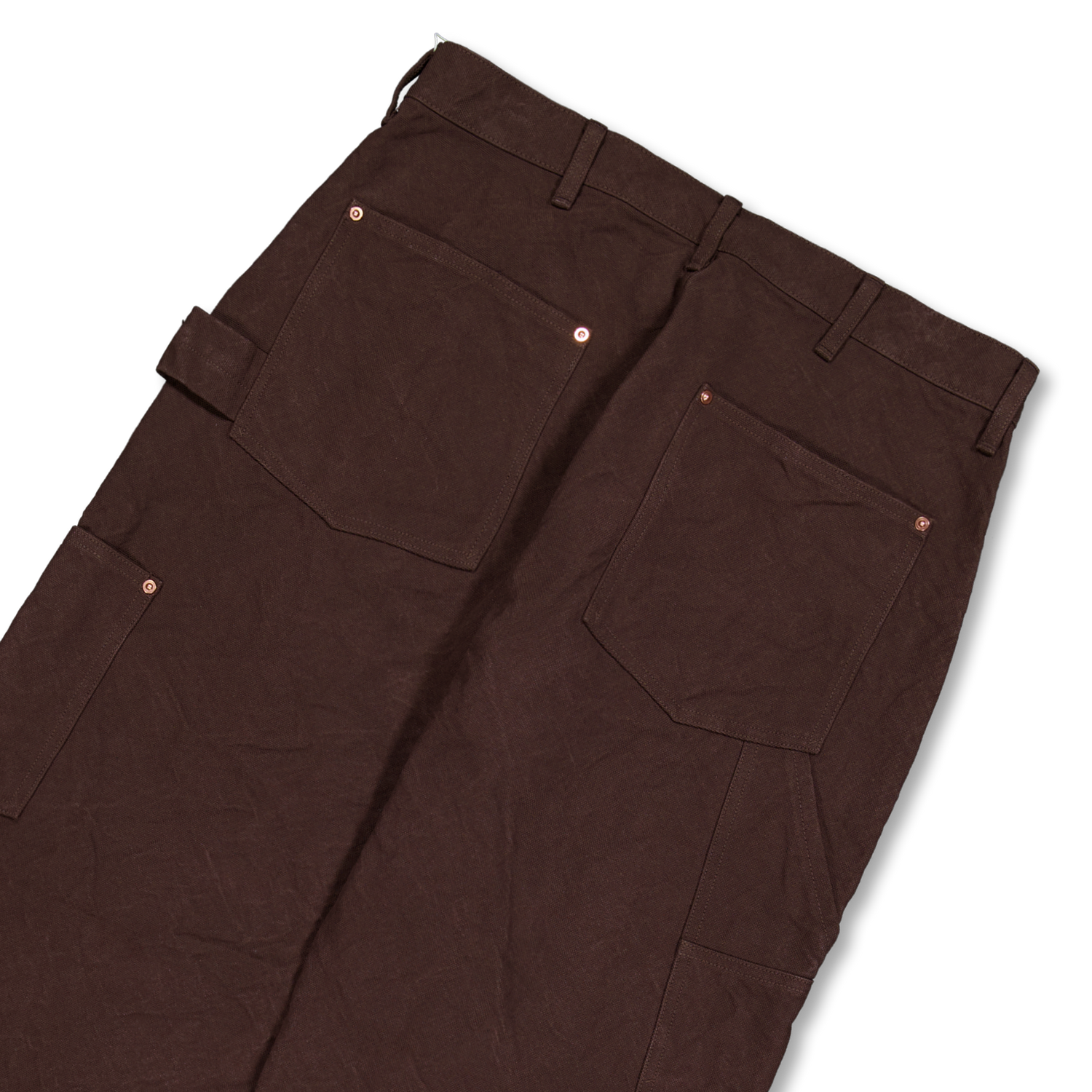 COMOLI Cotton Duck Painter Pants Brown | Nitty Gritty