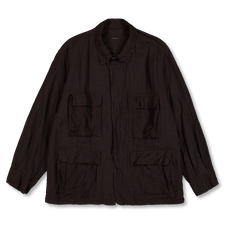 COMOLI Silk Cotton B.D.U. Jacket - Brown