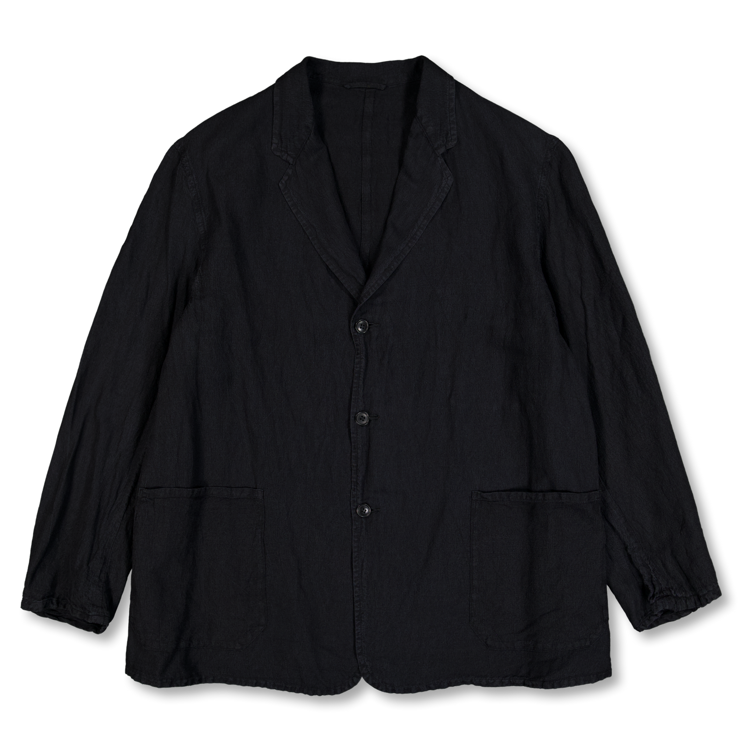 COMOLI Silk Cotton Jacket Fade Black | Nitty Gritty