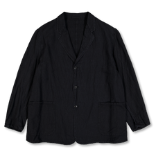COMOLI Silk Cotton Jacket - Fade Black
