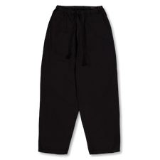 COMOLI Cotton Duck Tapered Pants - Black