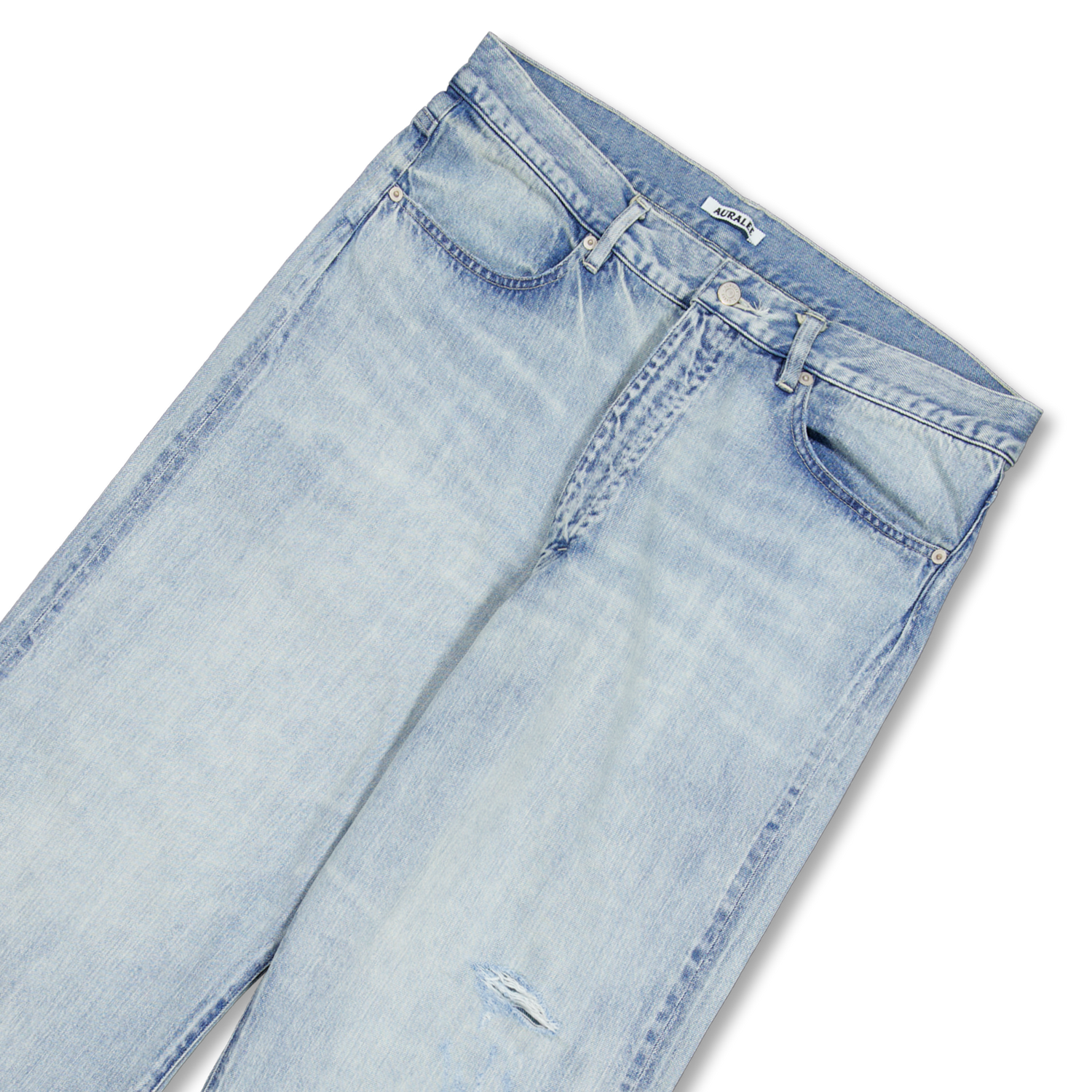 Faded Selvage Light Denim Pant | 오라리 | FETCHING