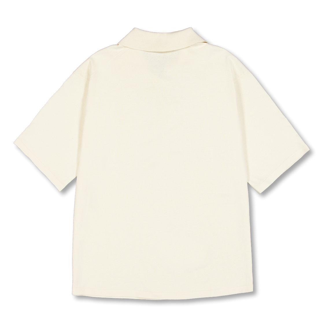 トップス HIGH GAUGE TUSSAH SILK KNIT SKIPPER POLO Auralee High Gauge Tussah Silk Knit SKipper Polo Ivory | Nitty Gritty