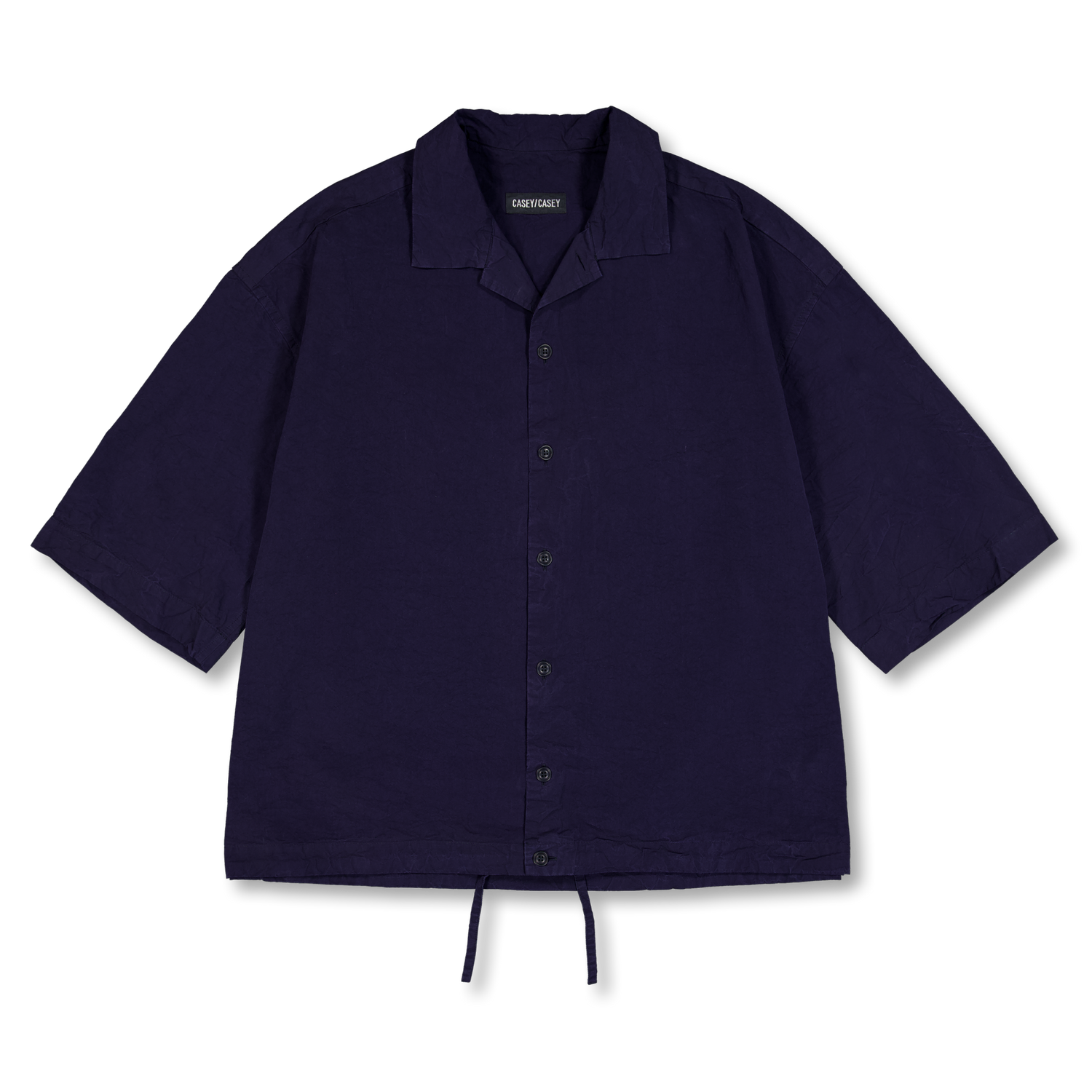 Casey Casey Mili Volume Shirt Paper Cot Navy | Nitty Gritty