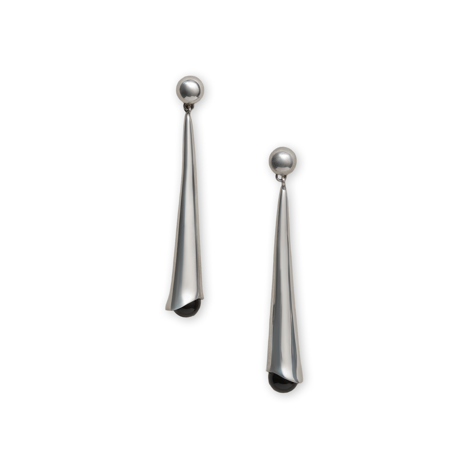 Sophie Buhai Lou Lou Drop Earrings Sterling Silver Onyx | Nitty Gritty