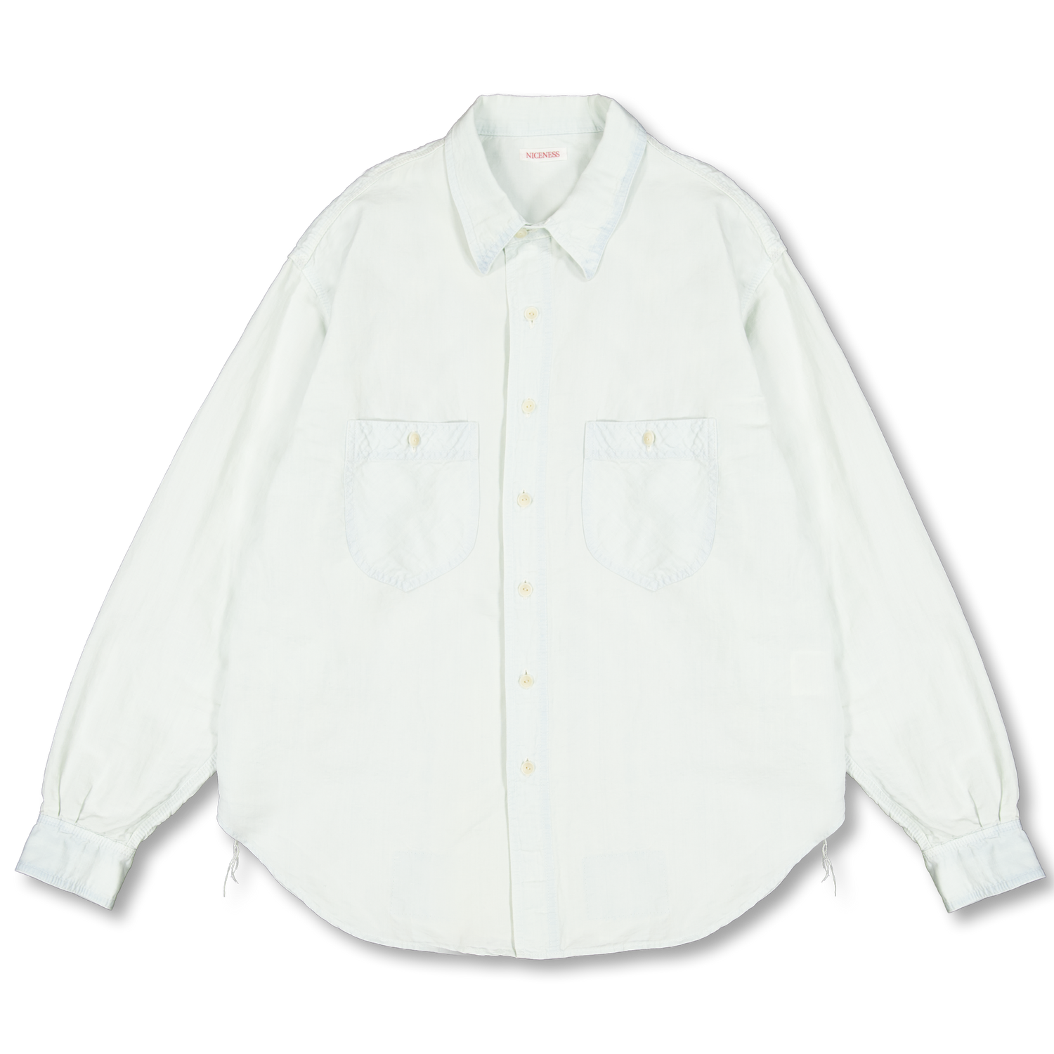 Niceness Elmes Articulated Shirt Ice Blue | Nitty Gritty