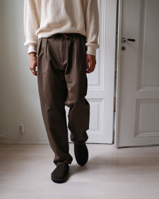 Nitty Gritty® Worldwide Stone Washed Pleated Chino - Washed Brown