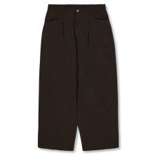 Comme des Garçons Homme                            Nylon Pleated Trousers - Brown
