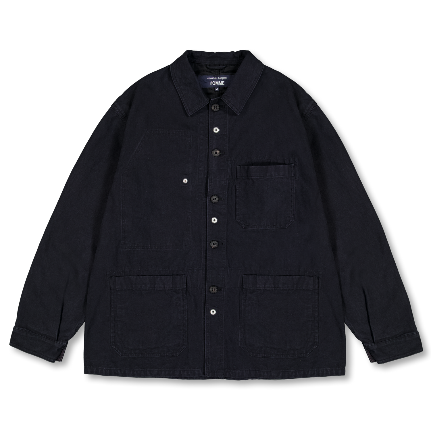Comme des Garçons Homme Reversible Patchwork Coverall Jacket Black