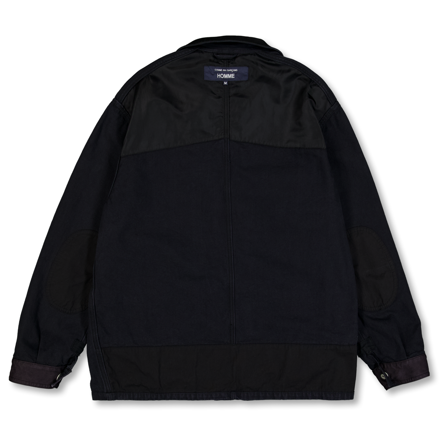 Comme des Garçons Homme Reversible Patchwork Coverall Jacket Black