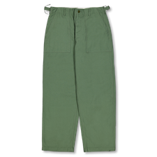 Engineered Garments  Workaday Fatigue Pant - Olive Cotton Reverse Sateen