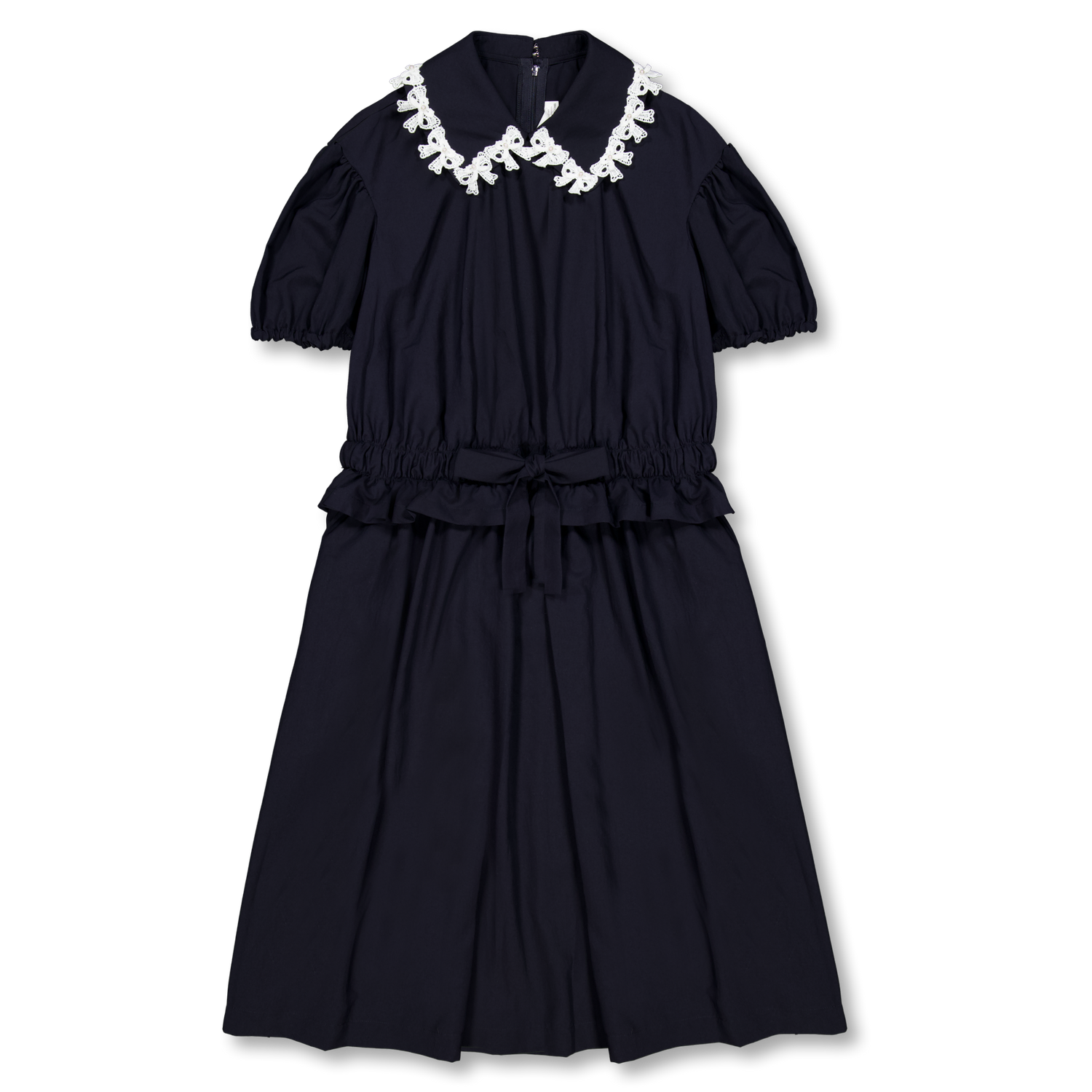 black beaded collar dress Victorian Black Lace Jet Beaded Collar & Bodice Dress
