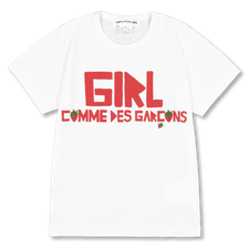 Comme des Garçons Girl Brett Westfall Logo Cotton T-shirt - White