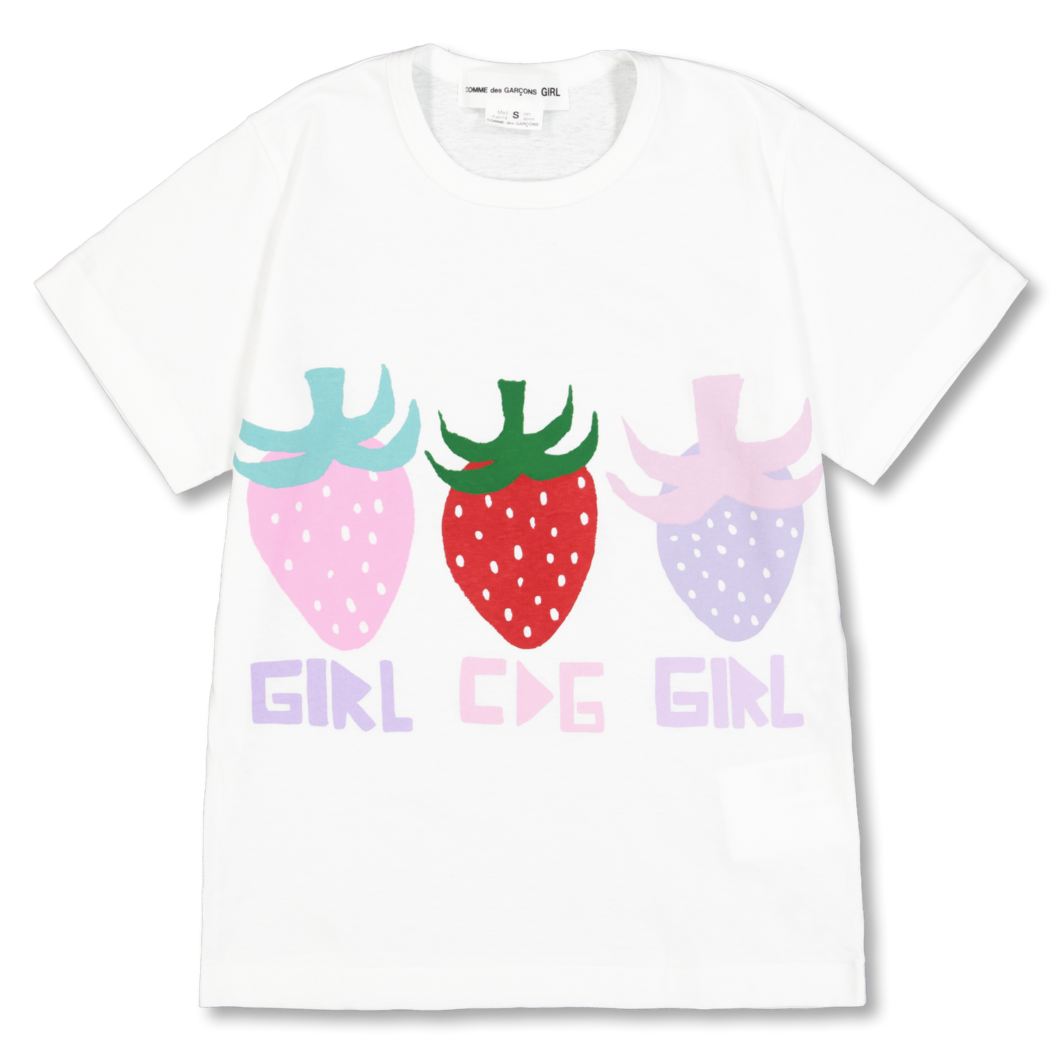 COMME des GARCONS GIRL 25SS 苺 Tシャツ M COMME des GARCONS GIRL