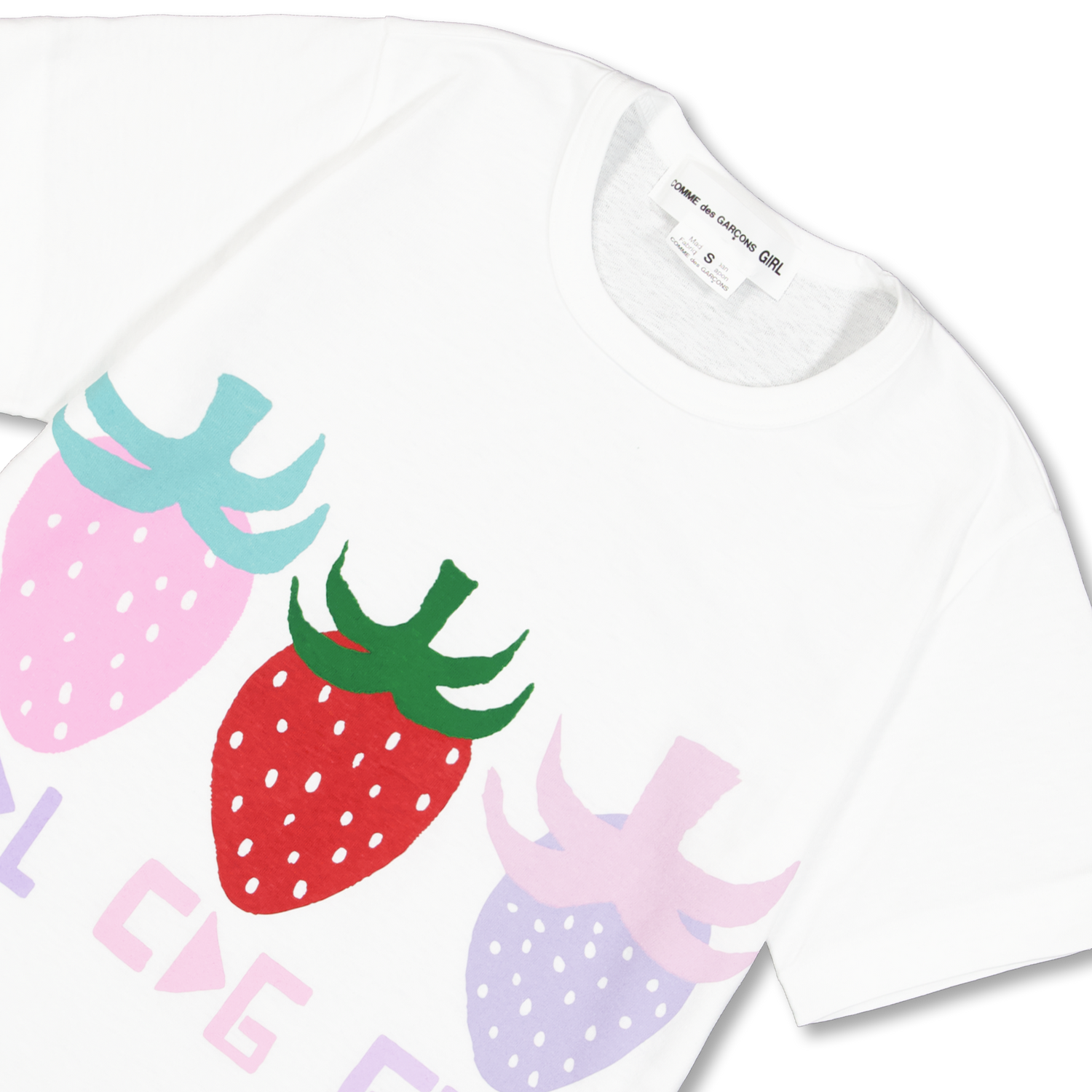 Comme des Garçons Girl Brett Westfall Horizontal Cotton T-shirt