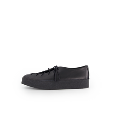 James Coward Banana Shoe - Black Grain Leather