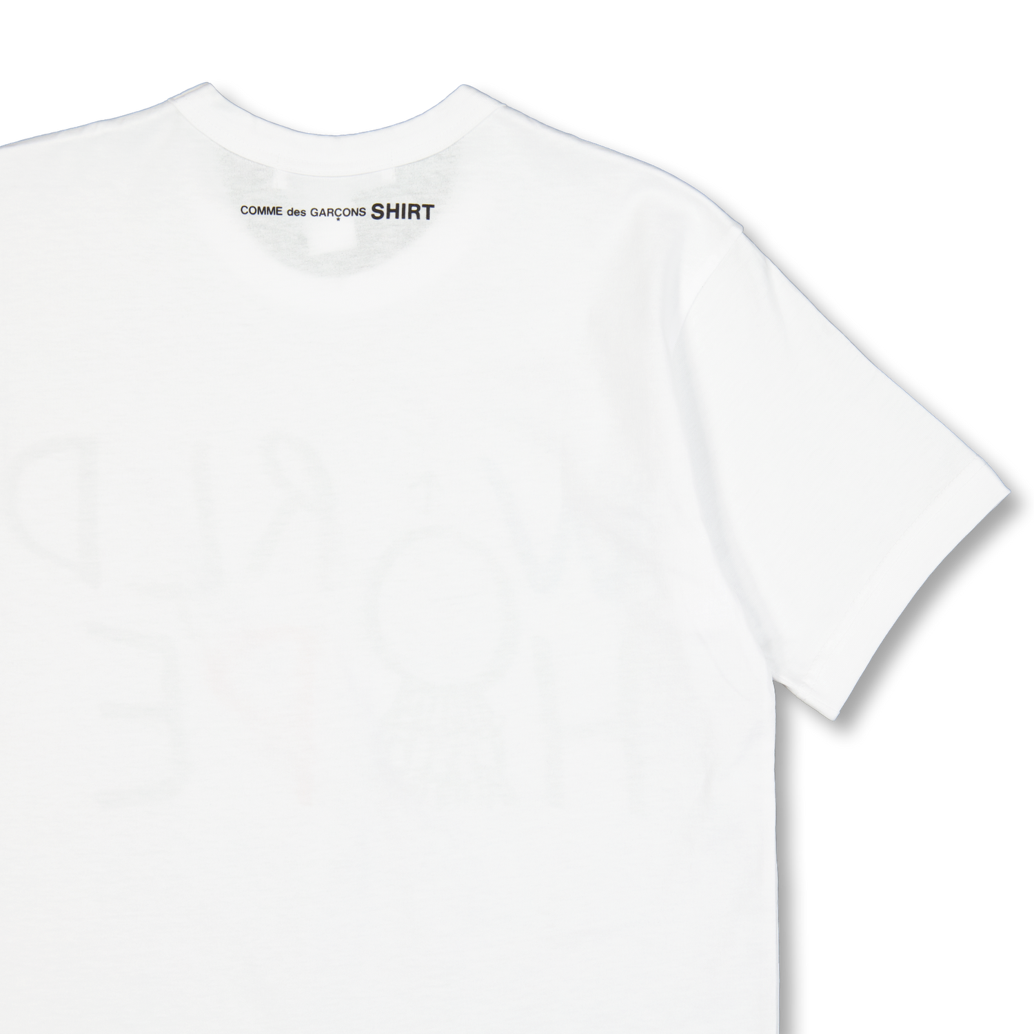 Comme des Garçons SHIRT World Hope Short Sleeve T-shirt White 