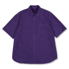 Yoko Sakamoto Regular Collar S/S Shirt - Purple
