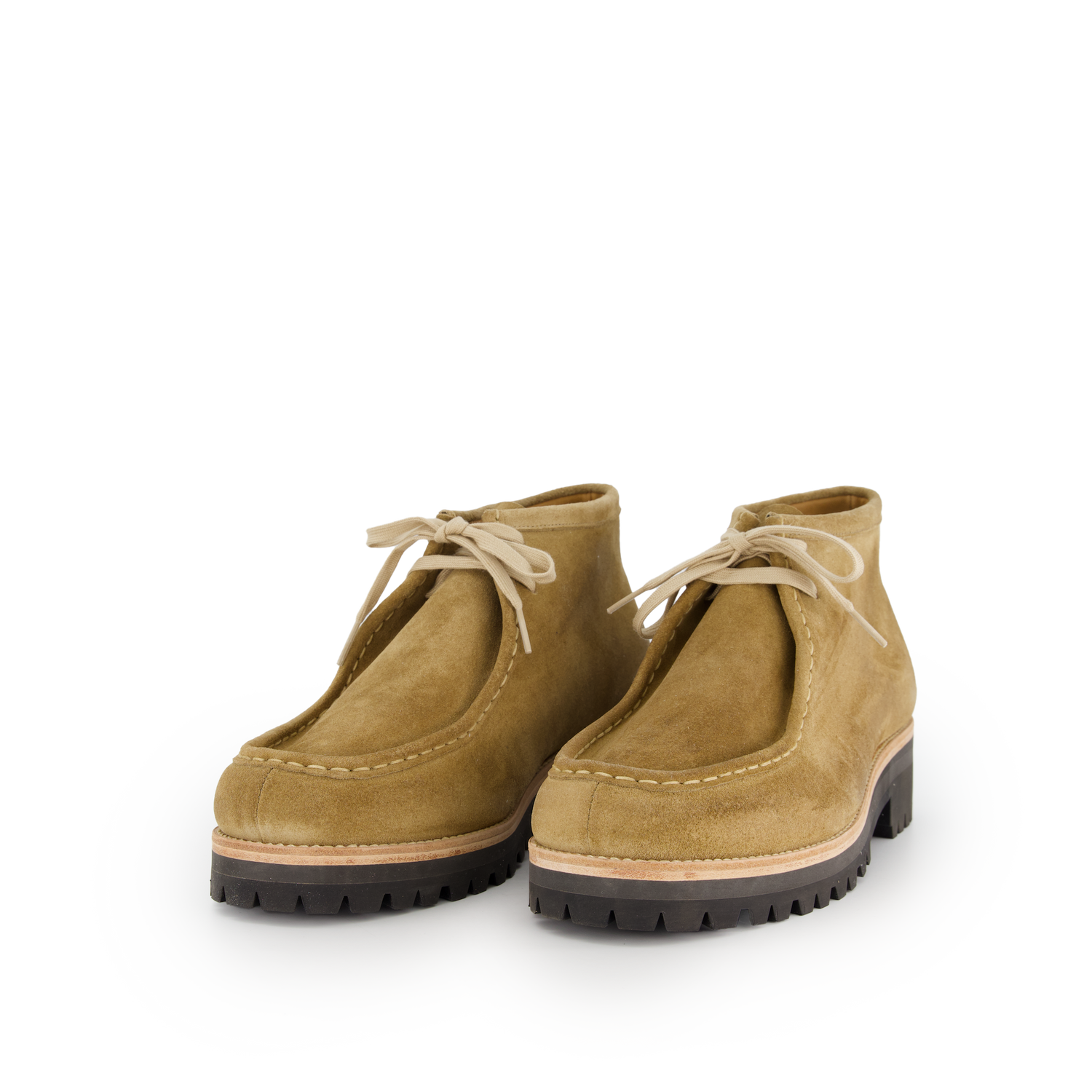 COMOLI FOOTWORKS Exclusive Tyrolean Shoes Beige | Nitty Gritty