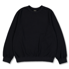 orSlow Light Weight French Terry Crewneck Sweat Shirt - Navy