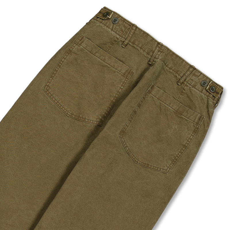 orSlow Summer Fatigue Pants Olive | Nitty Gritty