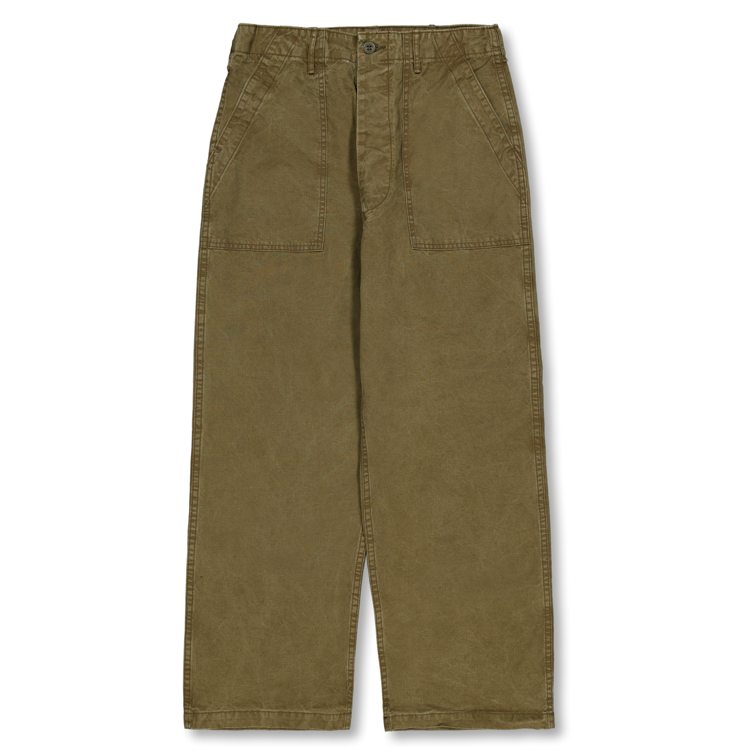 orSlow Summer Fatigue Pants Olive | Nitty Gritty