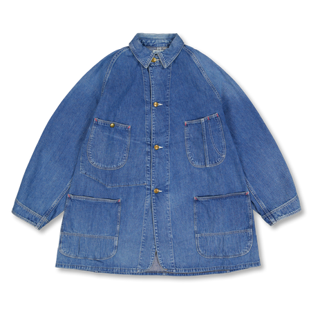 orSlow Loose Fit Denim Coverall Denim Used | Nitty Gritty
