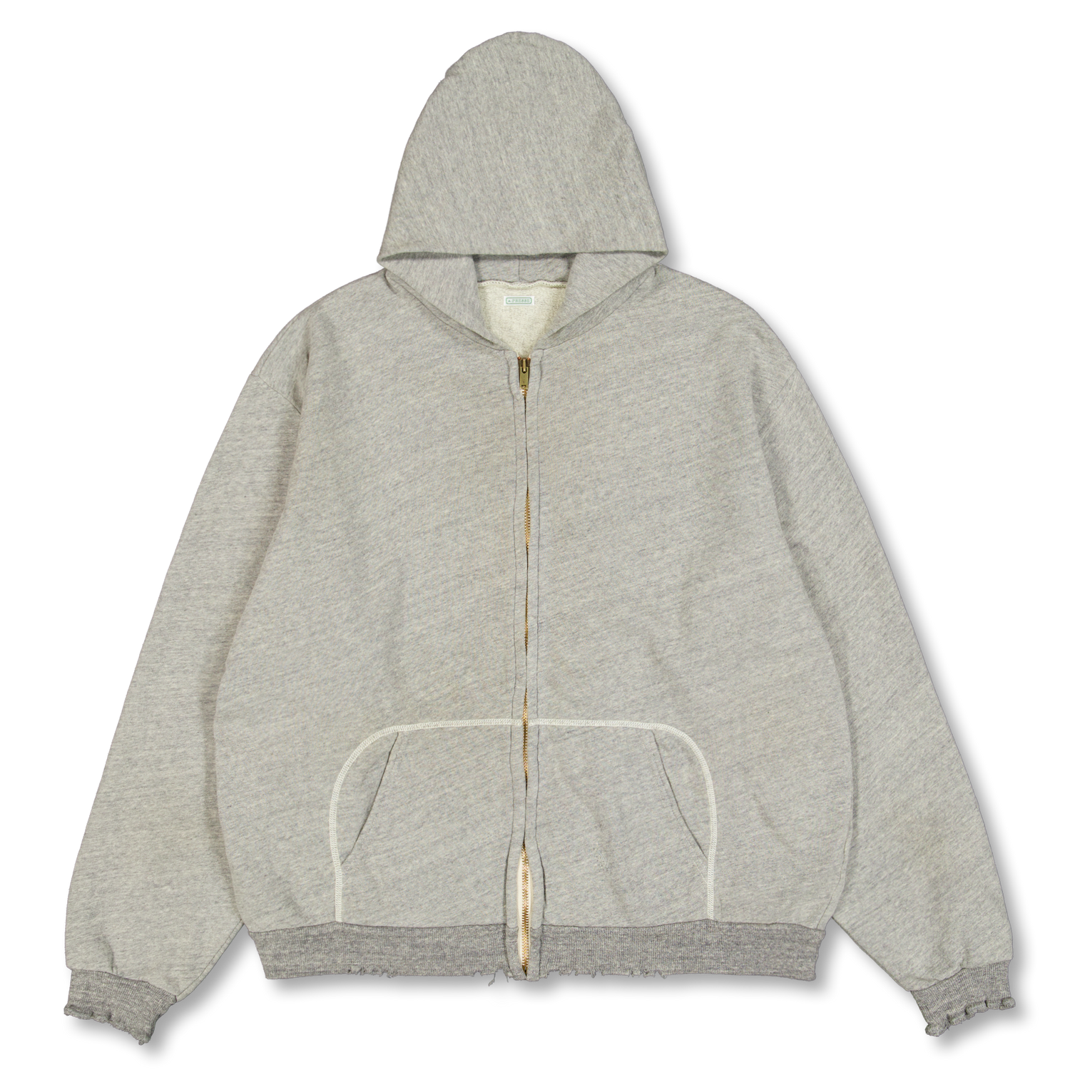 Vintage Light Weight Zip Sweat Hoodie 灰 A.PRESSE Vintage Light Weight Zip Sweat Hoodie Gray | Nitty Gritty